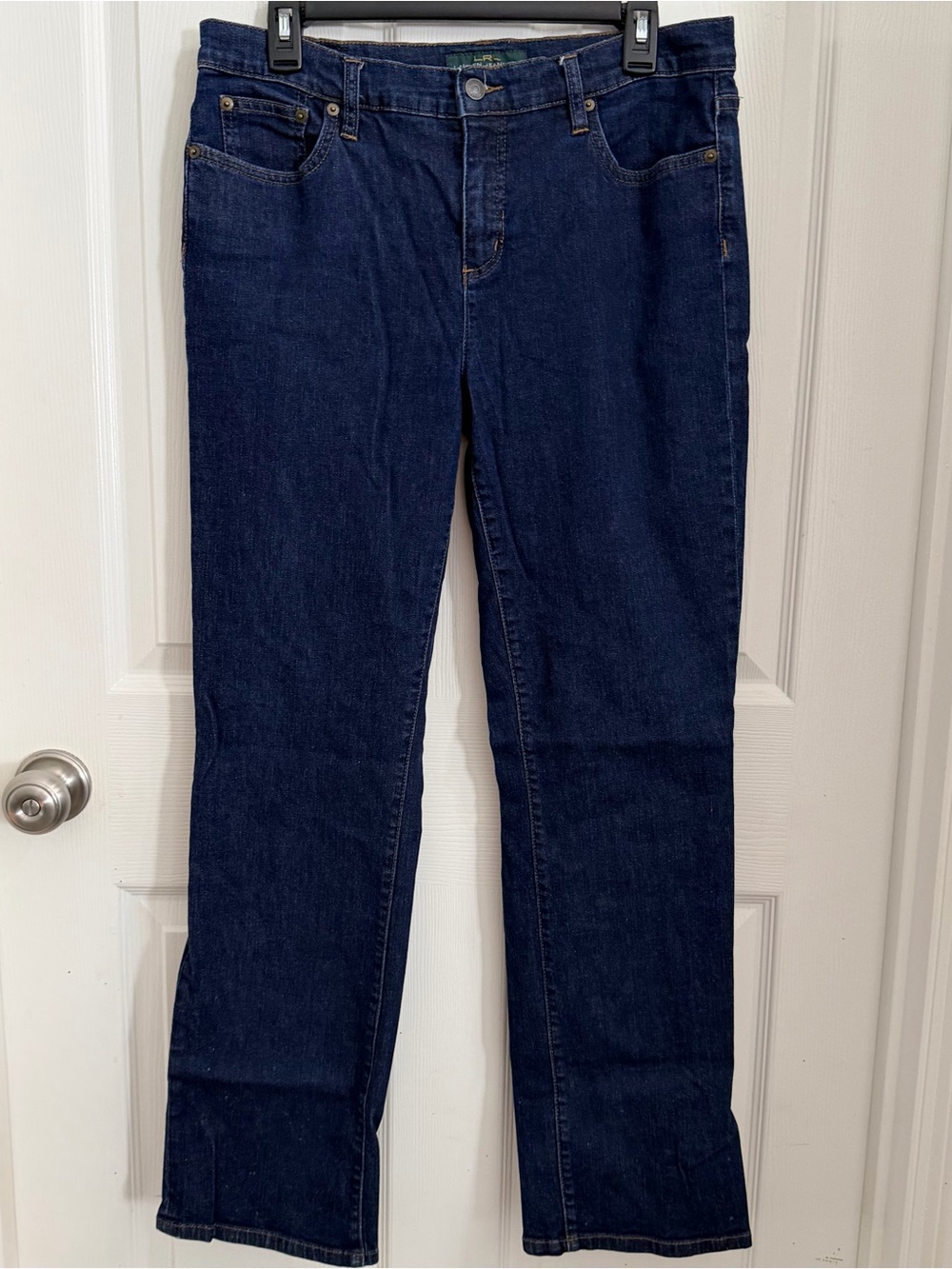 Lauren Ralph Lauren Navy Straight-Leg Jeans